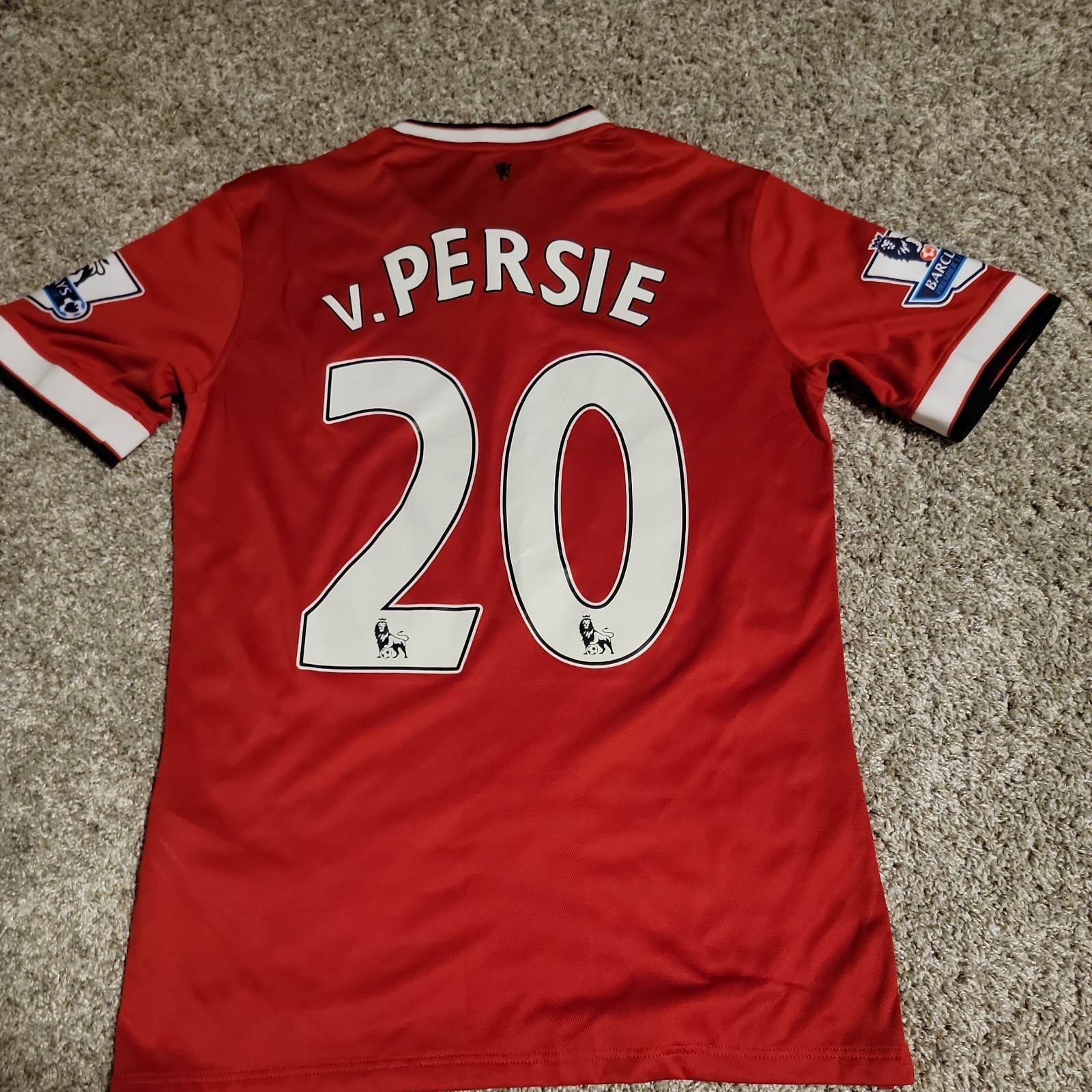 Robin Van Persie Manchester United Nike Dri Fit 2014 Kit Size M