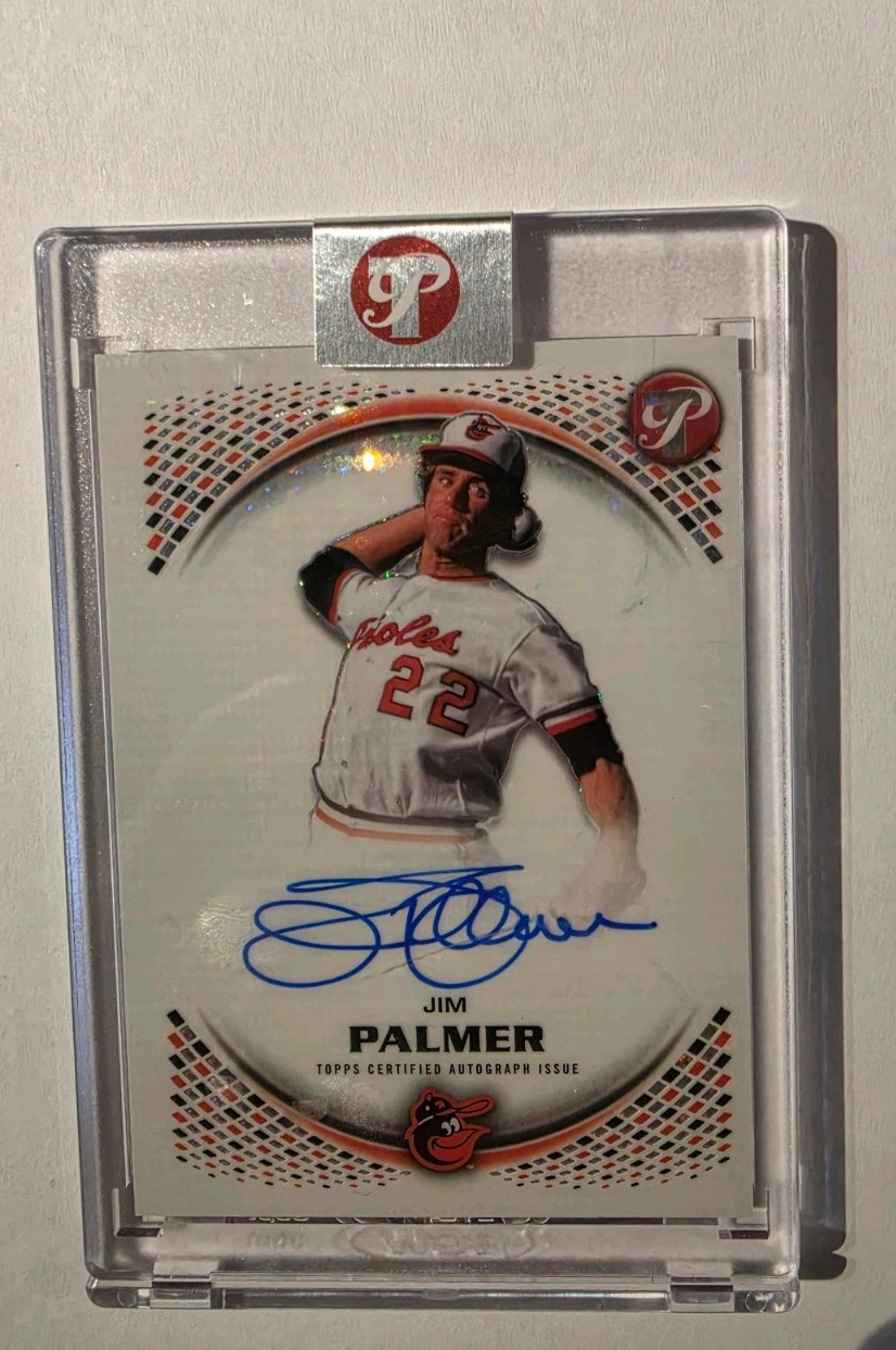 2026 Topps Pristine Encased Jim Palmer Auto 2026 Topps Pristine Encased Jim Palmer Auto