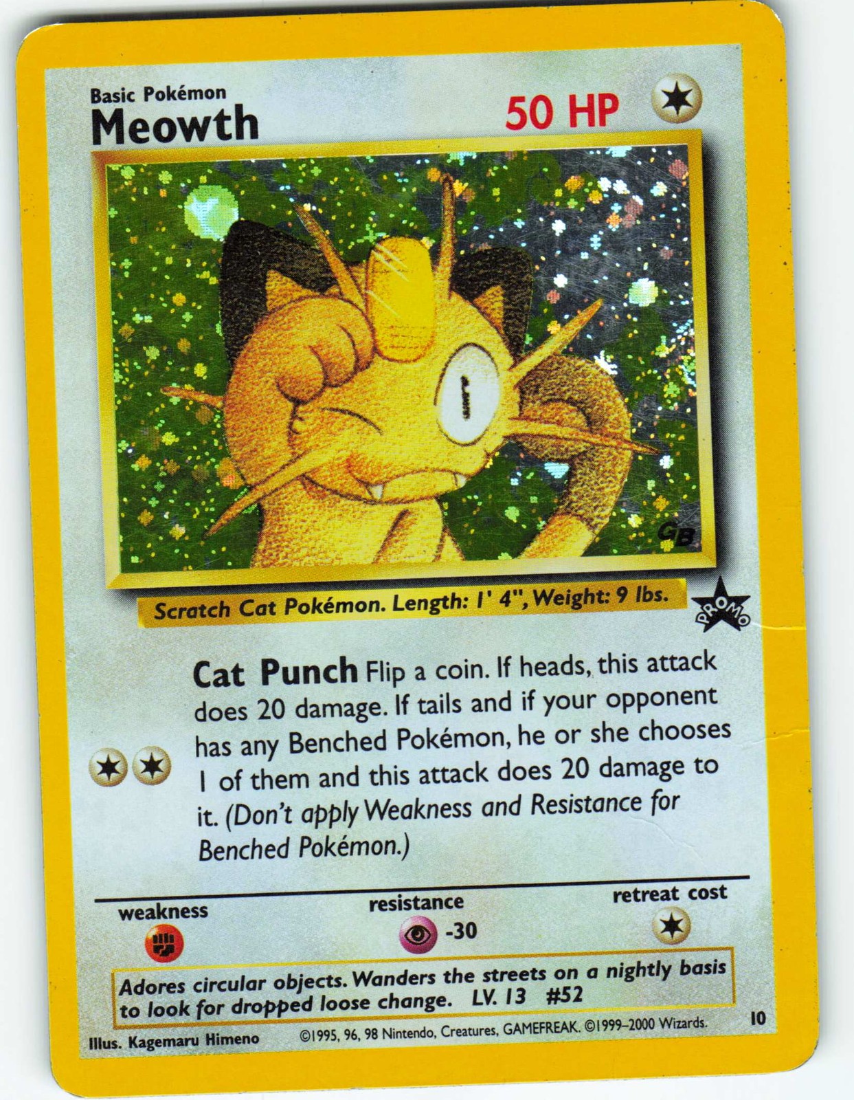 Meowth #10 - Promo - Pokémon TCG Meowth #10 - Promo - Pokémon TCG