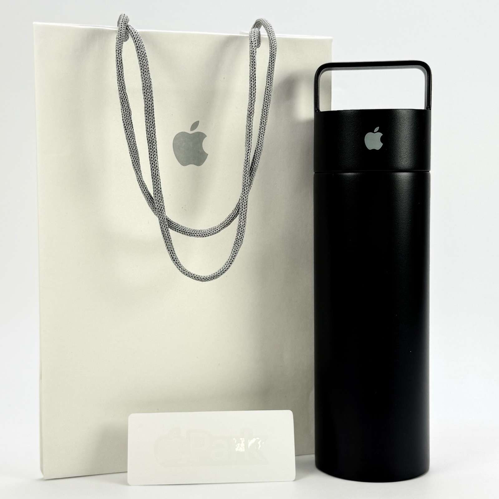 Apple Park Water Bottle Black 2026 WWDC Exclusive Stainless 22oz Sticker + Bag