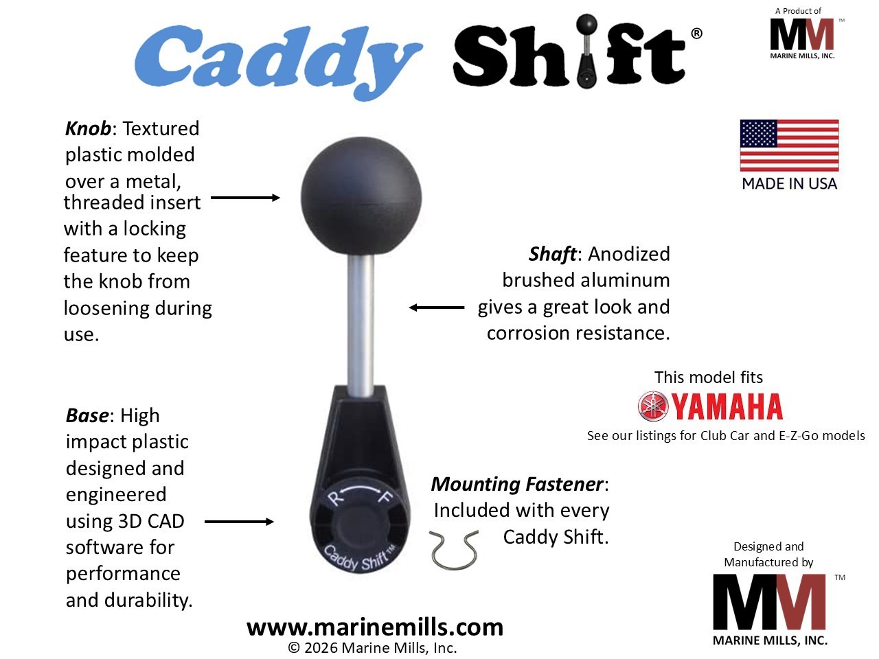 Caddy Shift YAMAHA Golf Cart Shifter/ Golf Cart Shift Lever