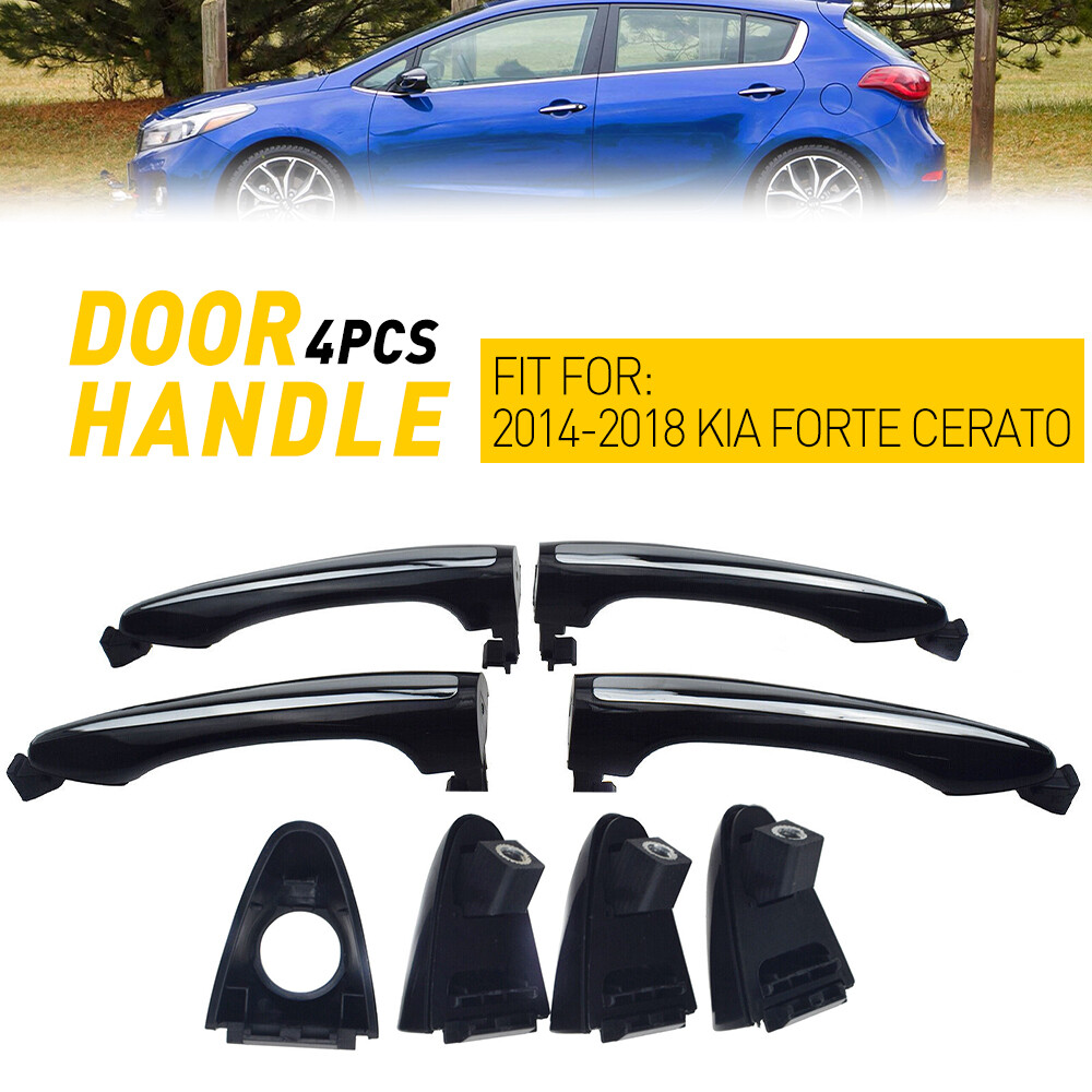 4x Exterior Door Handle Set For 2014-2018 Kia Forte Forte5 Front Rear Left Right