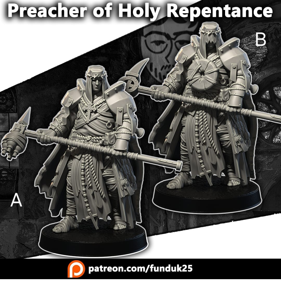 Dieselpunk Trench Compatible Afflicted Penitant Pilgrim Warband (Funduk)