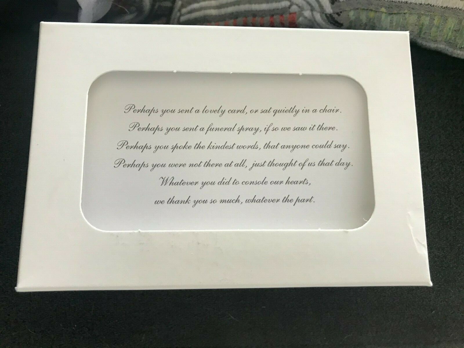 25 Sympathy Acknowledgement Cards w/Envelopes - Funeral Thank You Note Cards-New