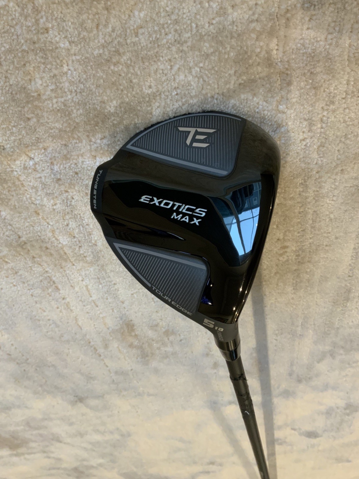 Tour Edge Exotics Max 18° 5 Fairway Wood Regular Fujikura Ventus C-R shaft