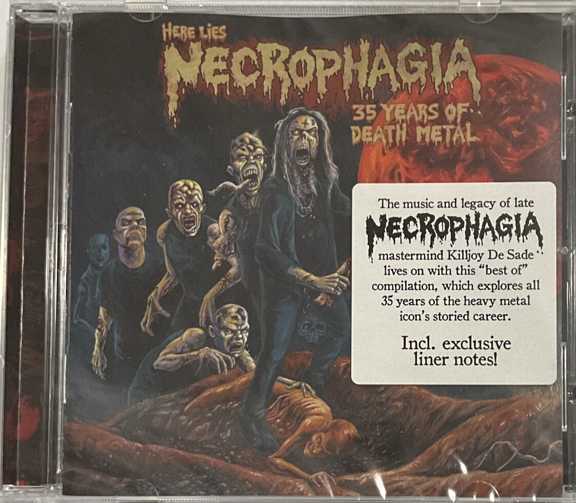 Necrophagia - Here Lies Necrophagia CD 2019 Season Of Mist – SOM 519 [Sealed]