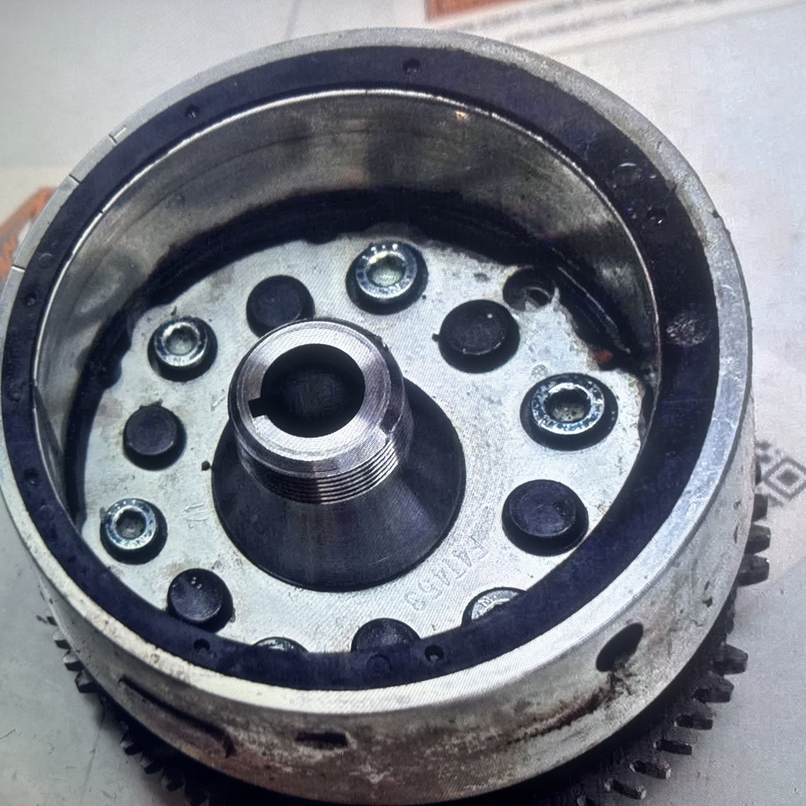 H1-8 Engine Flywheel Magneto W Gear 98 Kawasaki Bayou KLF 400 KLF400 2x4 1998
