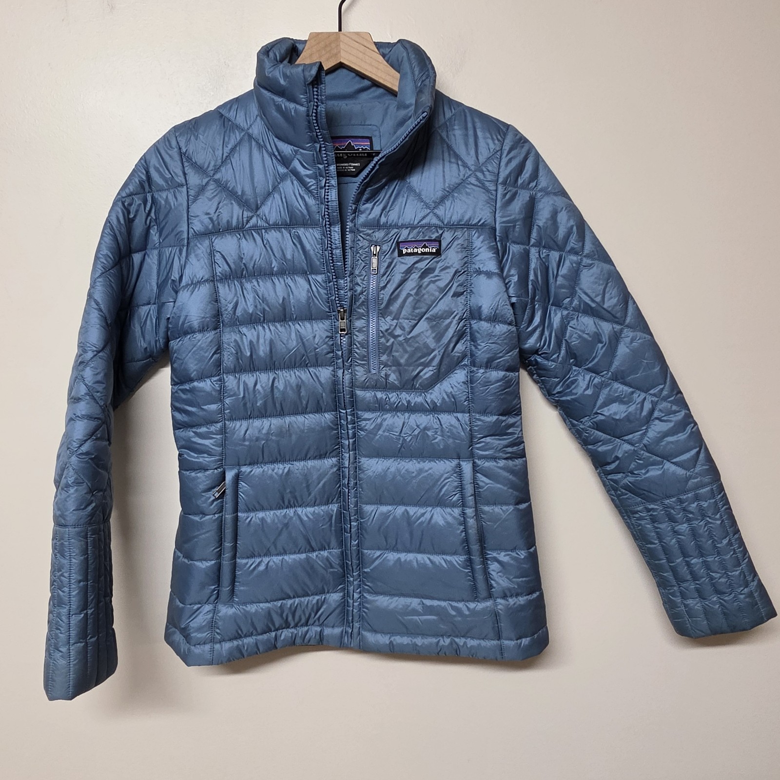 Patagonia Radalie Insulated Quilted Puffer Jacket 27690 Pigeon Blue Women’s XS