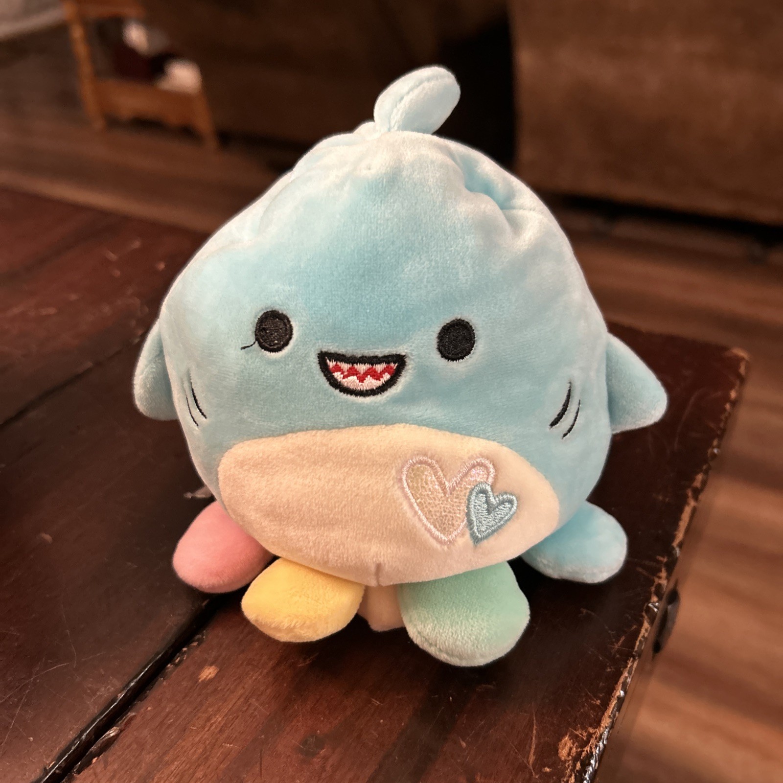 Squishmallows Flip-A-Mallows Rey the Shark - Opal the Octopus Valentine\'s Day Squishmallows Flip-A-Mallows Rey the Shark - Opal the Octopus Valentine\'s Day