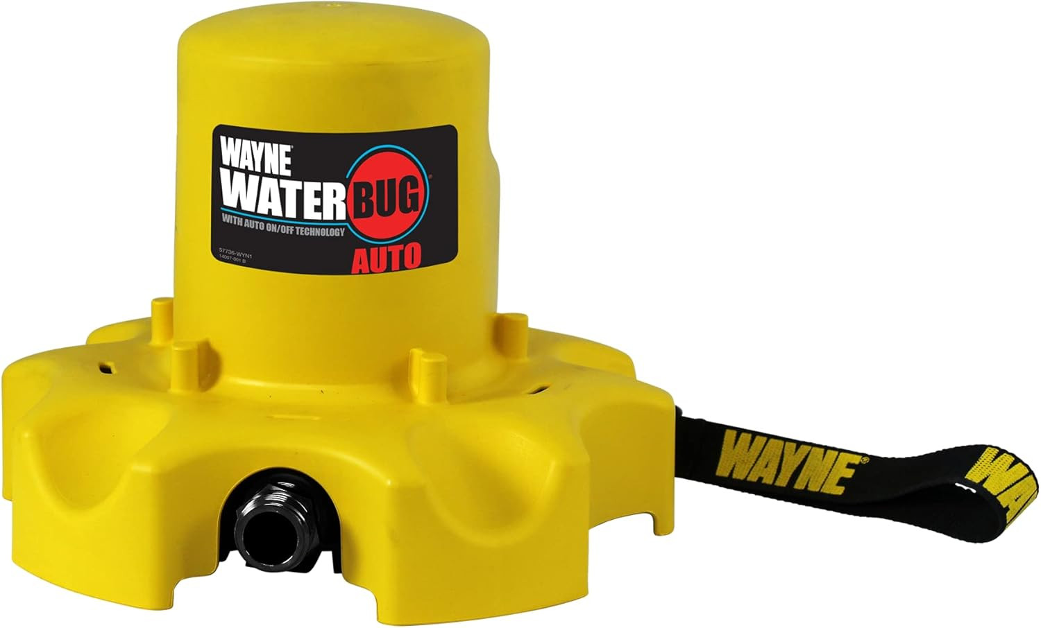 WAYNE WaterBUG AUTO 1/4 HP 1900 GPH Submersible Pump: Auto On/Off WAYNE WaterBUG AUTO 1/4 HP 1900 GPH Submersible Pump: Auto On/Off