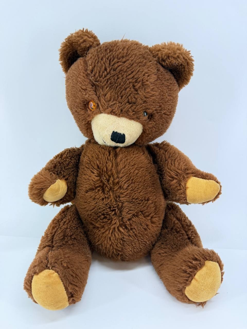 Vintage Kuddle Fully Jointed Brown Teddy Bear Plush Made Korea Washable Toy Vintage Kuddle Fully Jointed Brown Teddy Bear Plush Made Korea Washable Toy