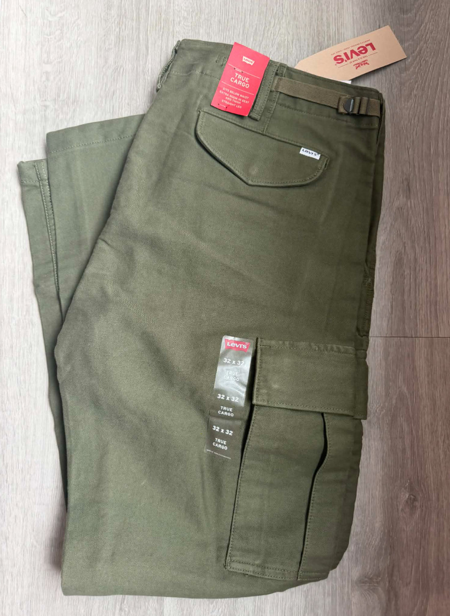 NWT NEW Men's Levi's True Cargo  Pant Pants Combat Army 2796900000 Green