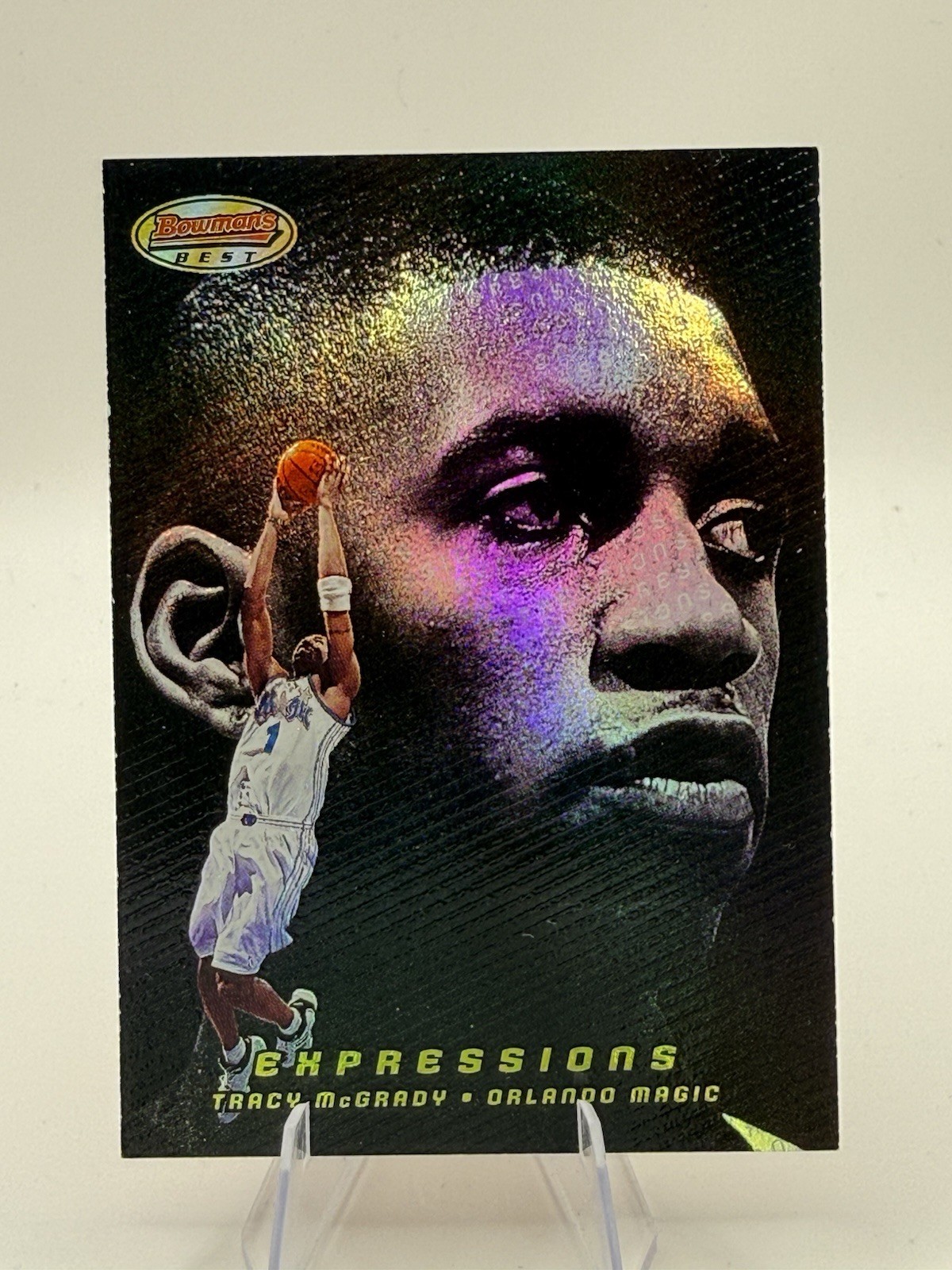 2000-01 Bowman\'s Best - Expressions Tracy McGrady #E12 2000-01 Bowman\'s Best - Expressions Tracy McGrady #E12