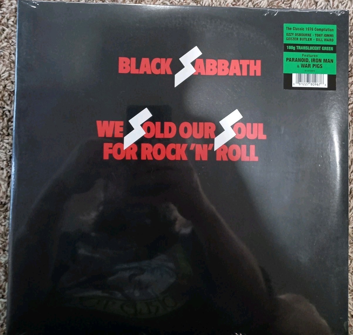 Black Sabbath We Sold Our Soul For Rock 'N' Roll Green Vinyl 2LP New Sealed Ozzy