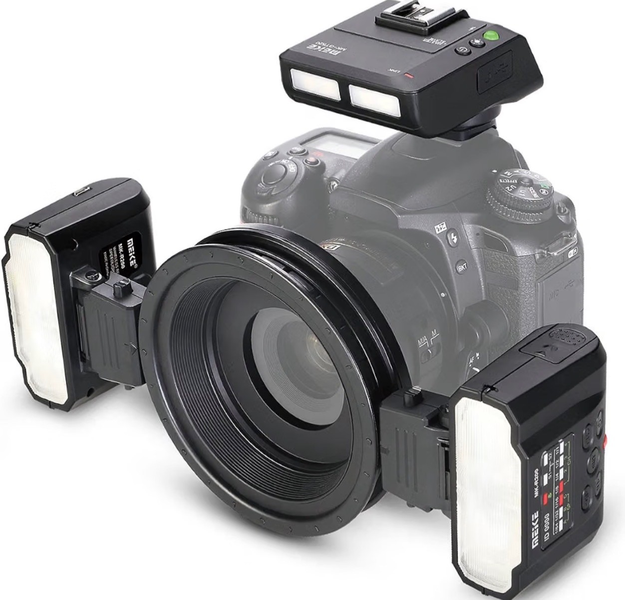 Meike MK-MT24 Macro Twin Lite Flash for Canon Nikon Sony Cameras