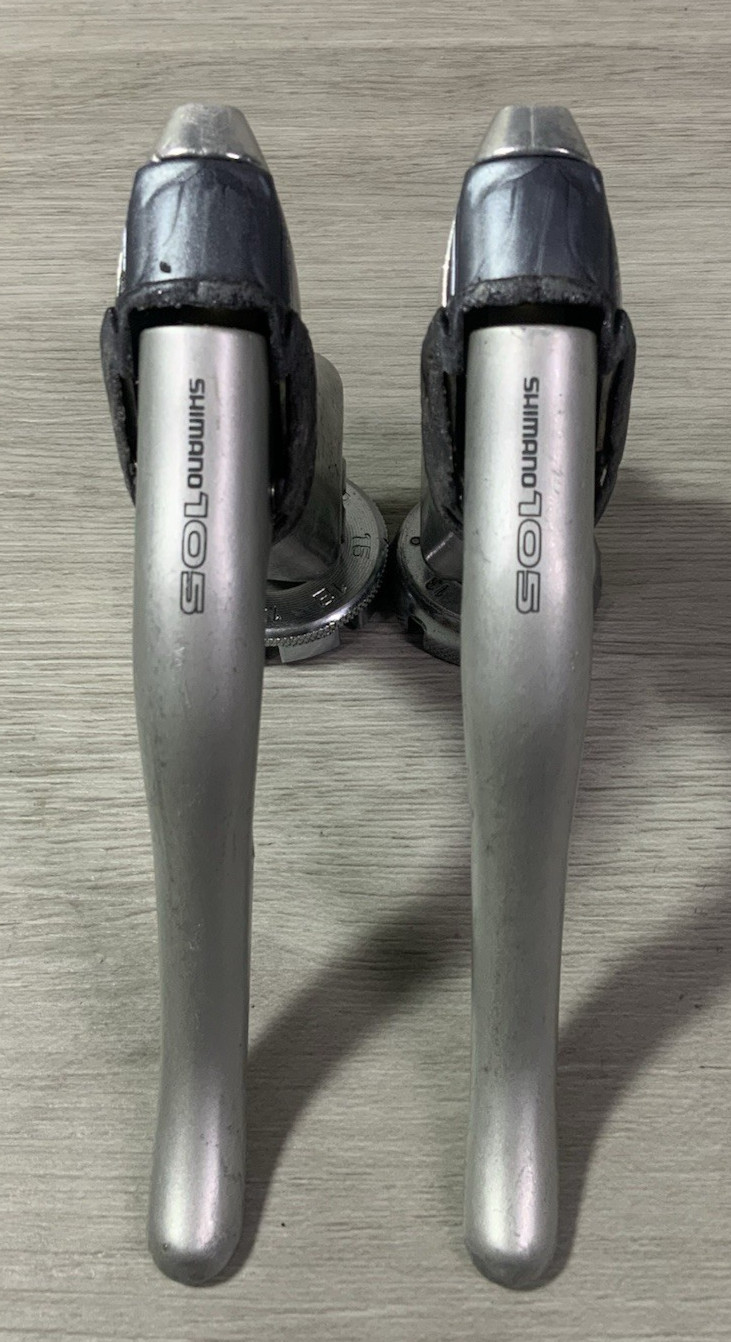 SHIMANO 105 BRAKE LEVERS AERO MODEL 1055 GRAY