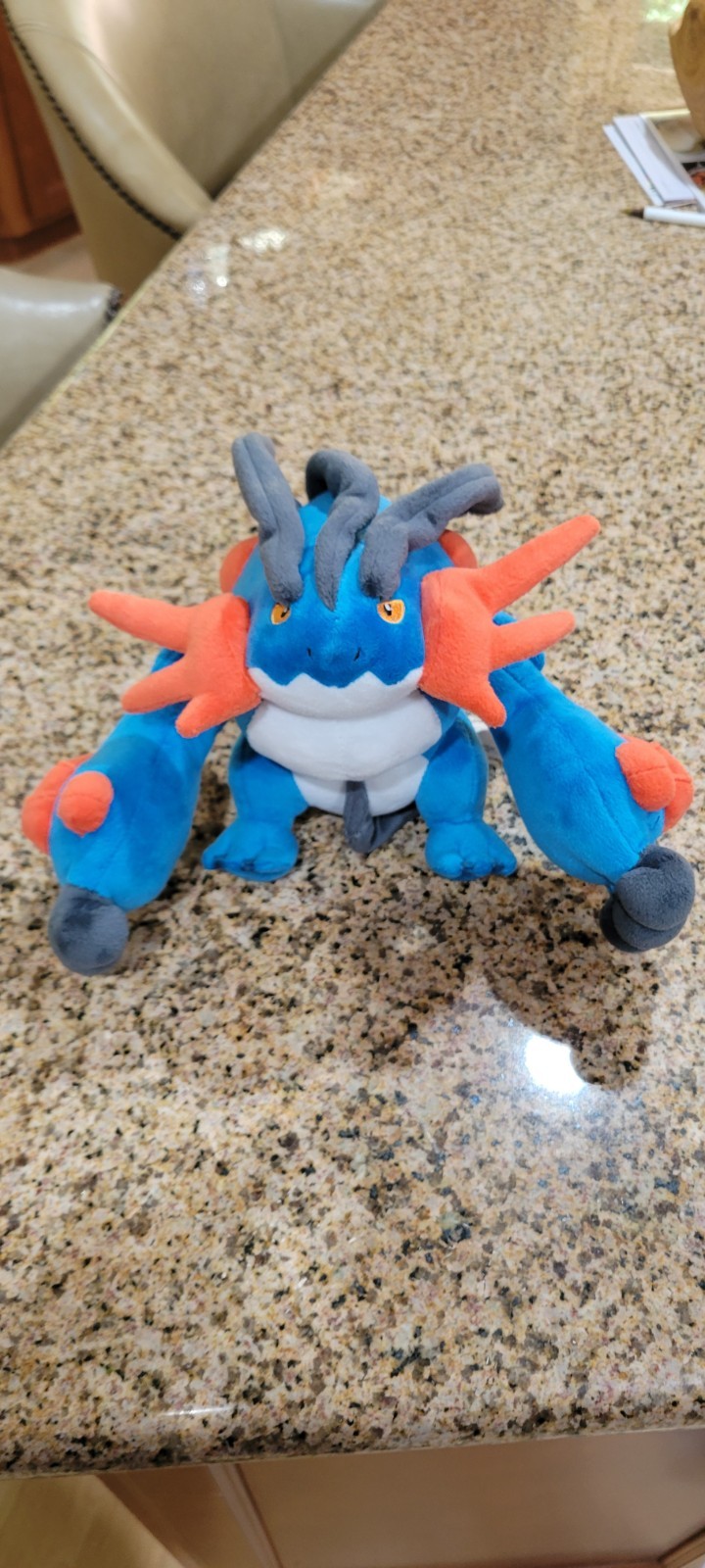 Pokémon Center Mega Swampert Plush great Condition collection piece Pokémon Center Mega Swampert Plush great Condition collection piece