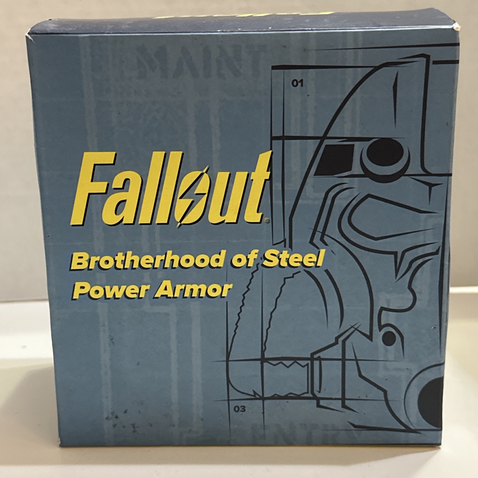 2019 Loot Crate Fallout Brotherhood of Steel Power Armor Variant Figure NEW