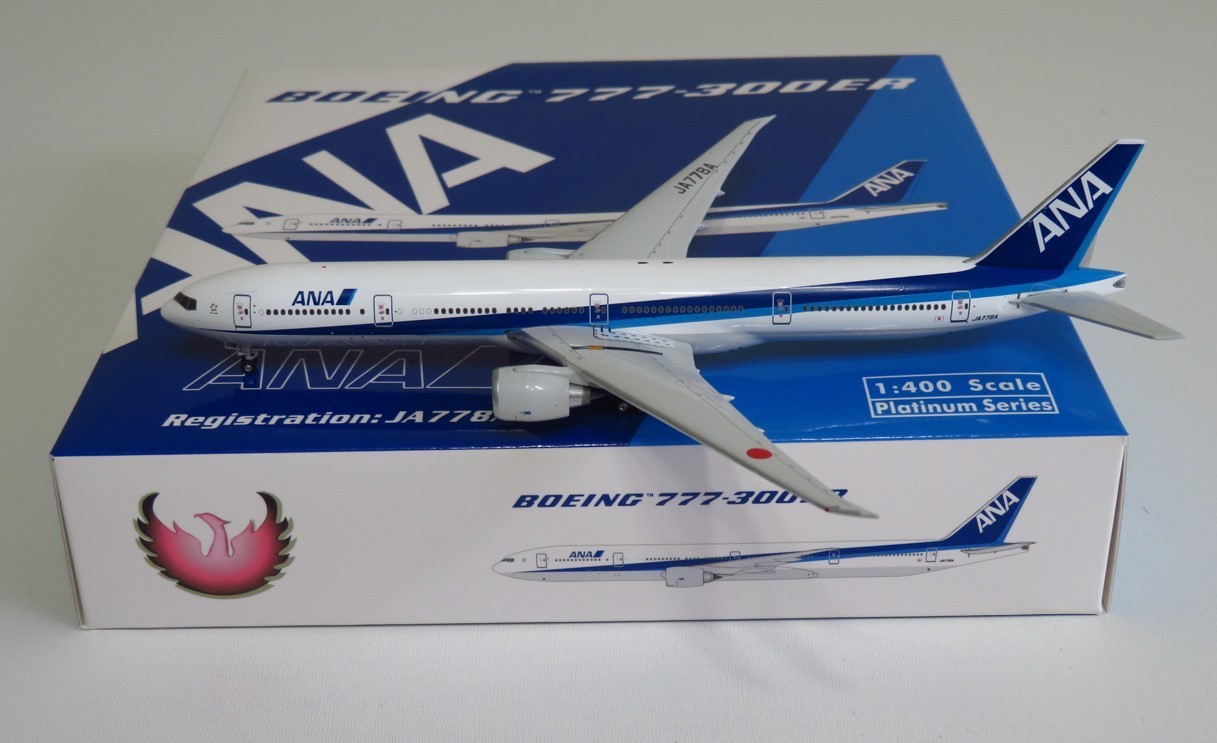 Phoenix Models ANA B777-300ER. JA778A. Brand New. Rare. 1:400 Scale