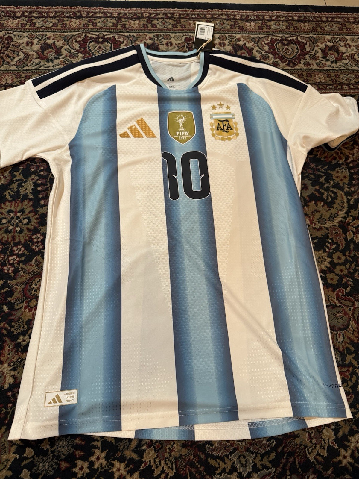 Adidas MESSI Argentina 2026 Home Authentic White Match Jersey KH3934 Size M New