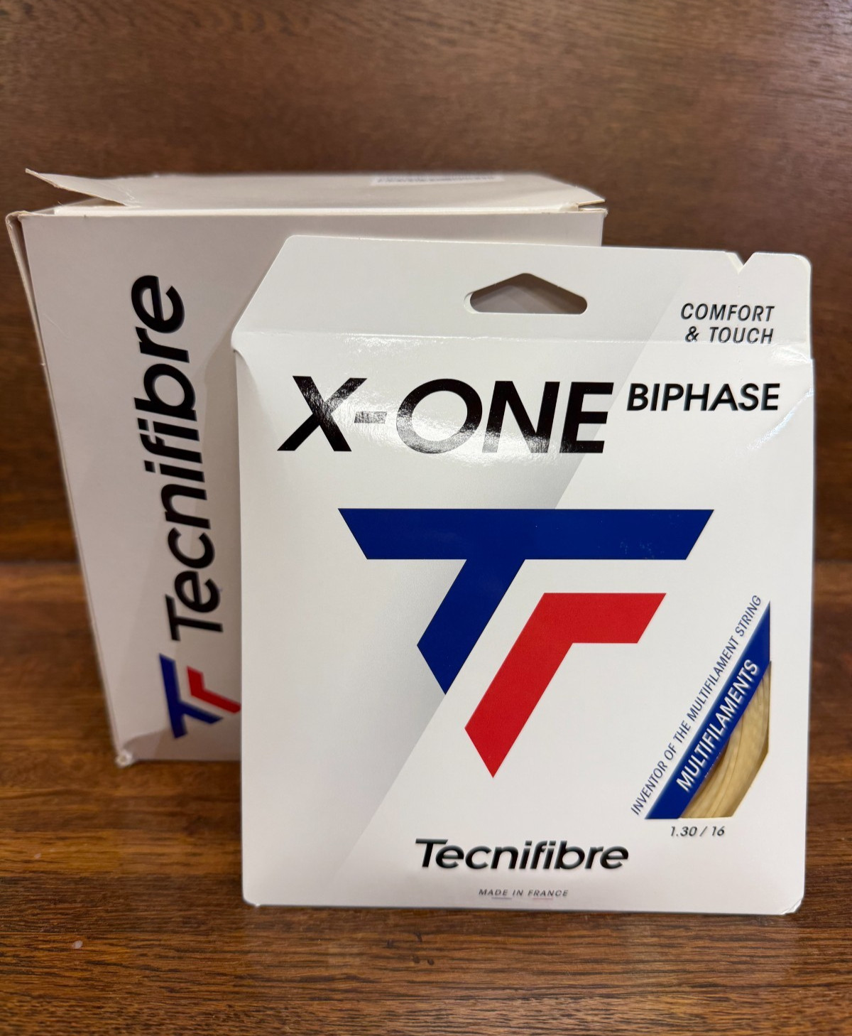 Tecnifibre X-One Biphase set, 1.30mm 16g, Natural, NEW, Authorized Dealer