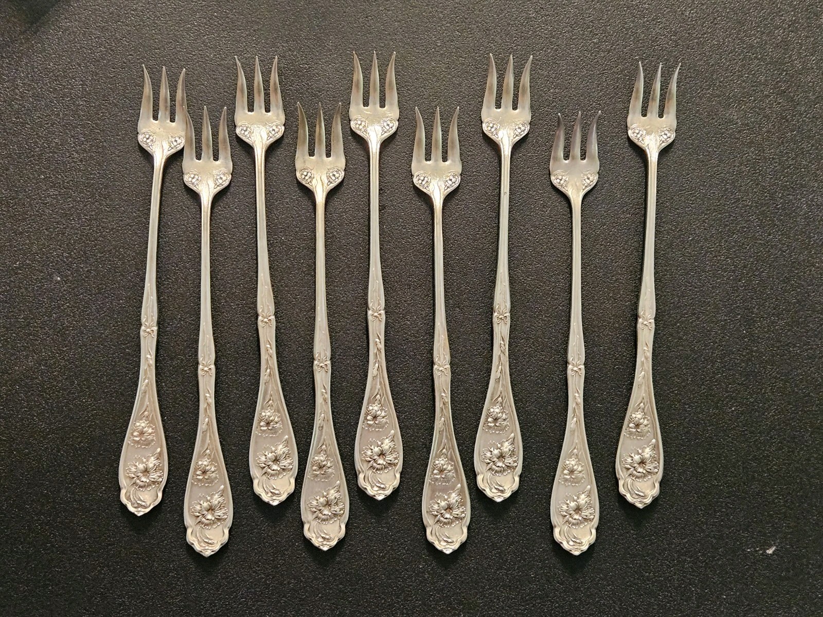 Set Of 9 Antique 1908 WM Rogers \