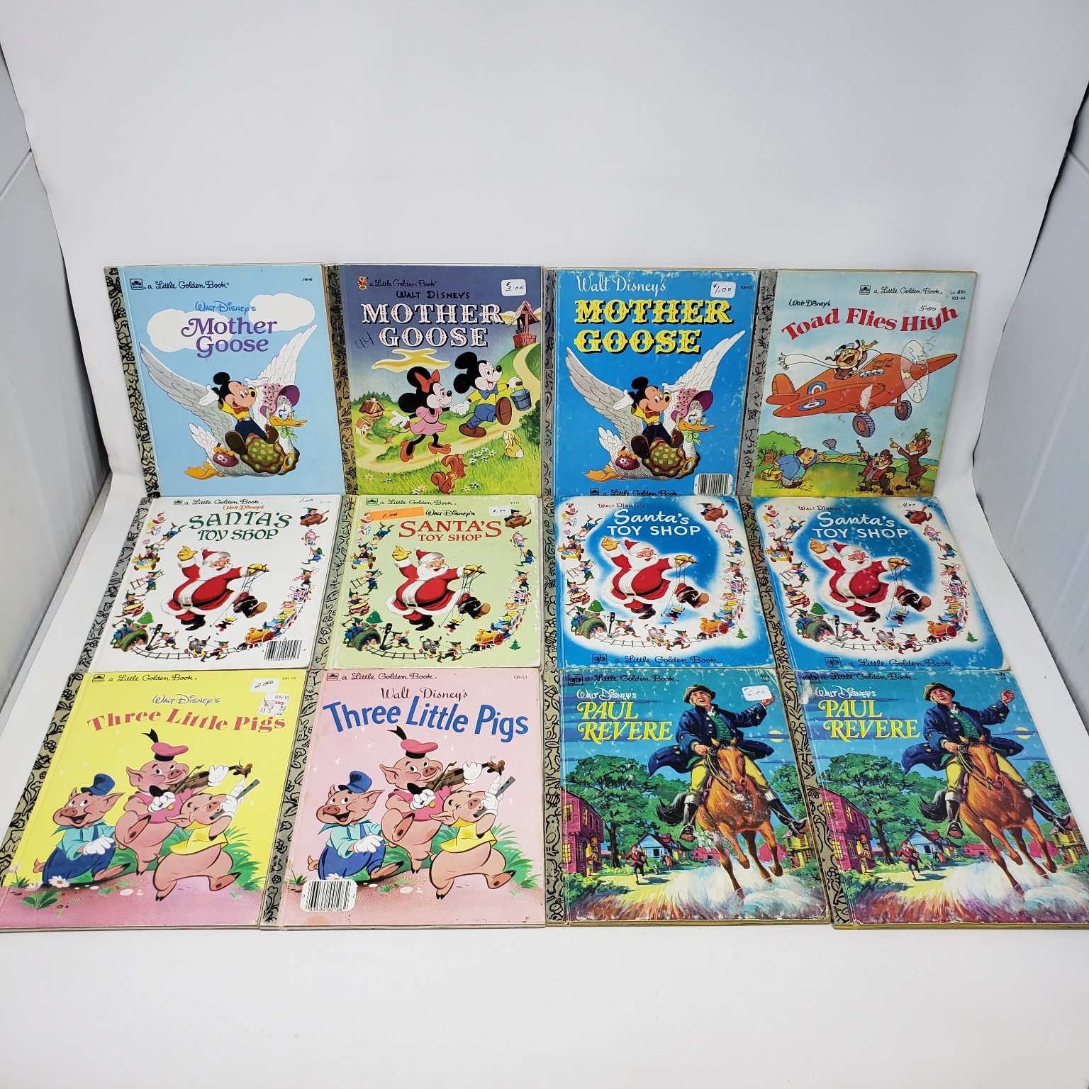 Lot of 29 Walt Disney Little Golden Books Vintage Children's Books Collection