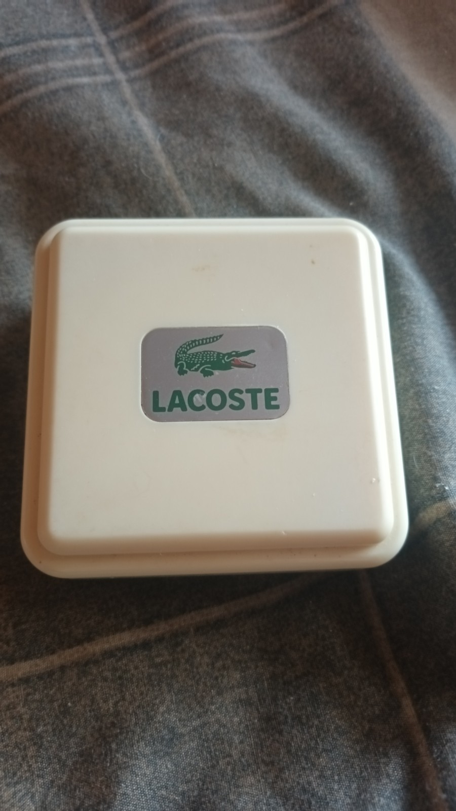 Vintage 1982 Lacoste Savon Body Soap Bar Case Boxed Set Paris France Designer