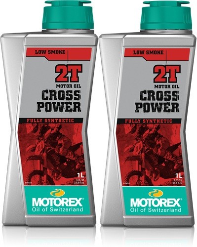 2 Bottles Motorex Cross Power Synthetic 2-Stroke Oil 1L 2T Pre-Mix Racing KTM 2 Bottles Motorex Cross Power Synthetic 2-Stroke Oil 1L 2T Pre-Mix Racing KTM