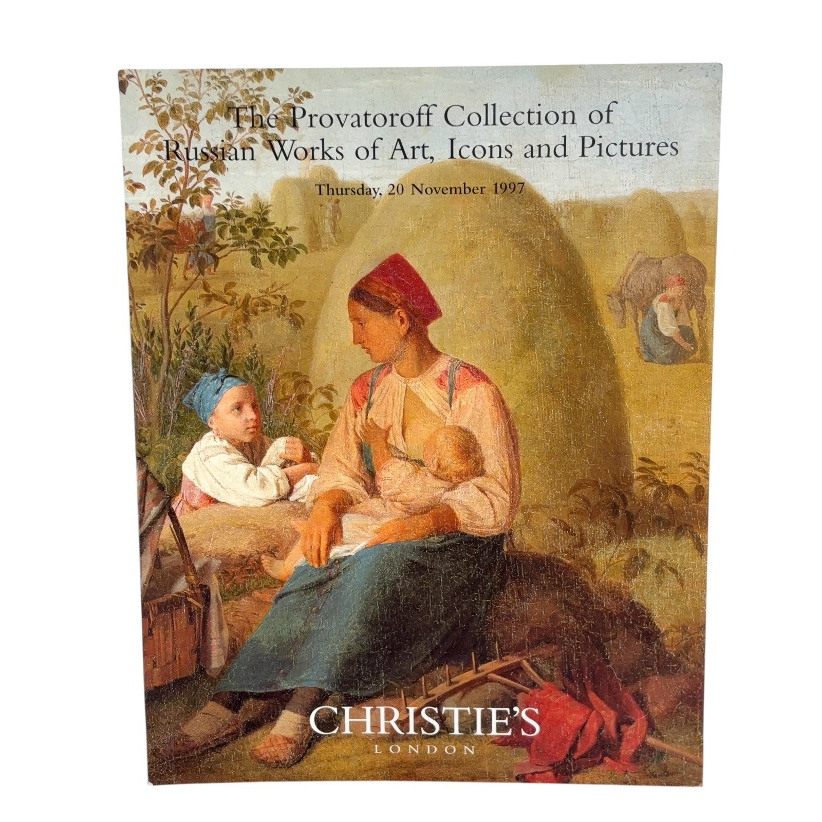 CHRISTIE’S RUSSIAN ART Aivazovski Benois Maliavin Icons Silver Provatoroff Coll