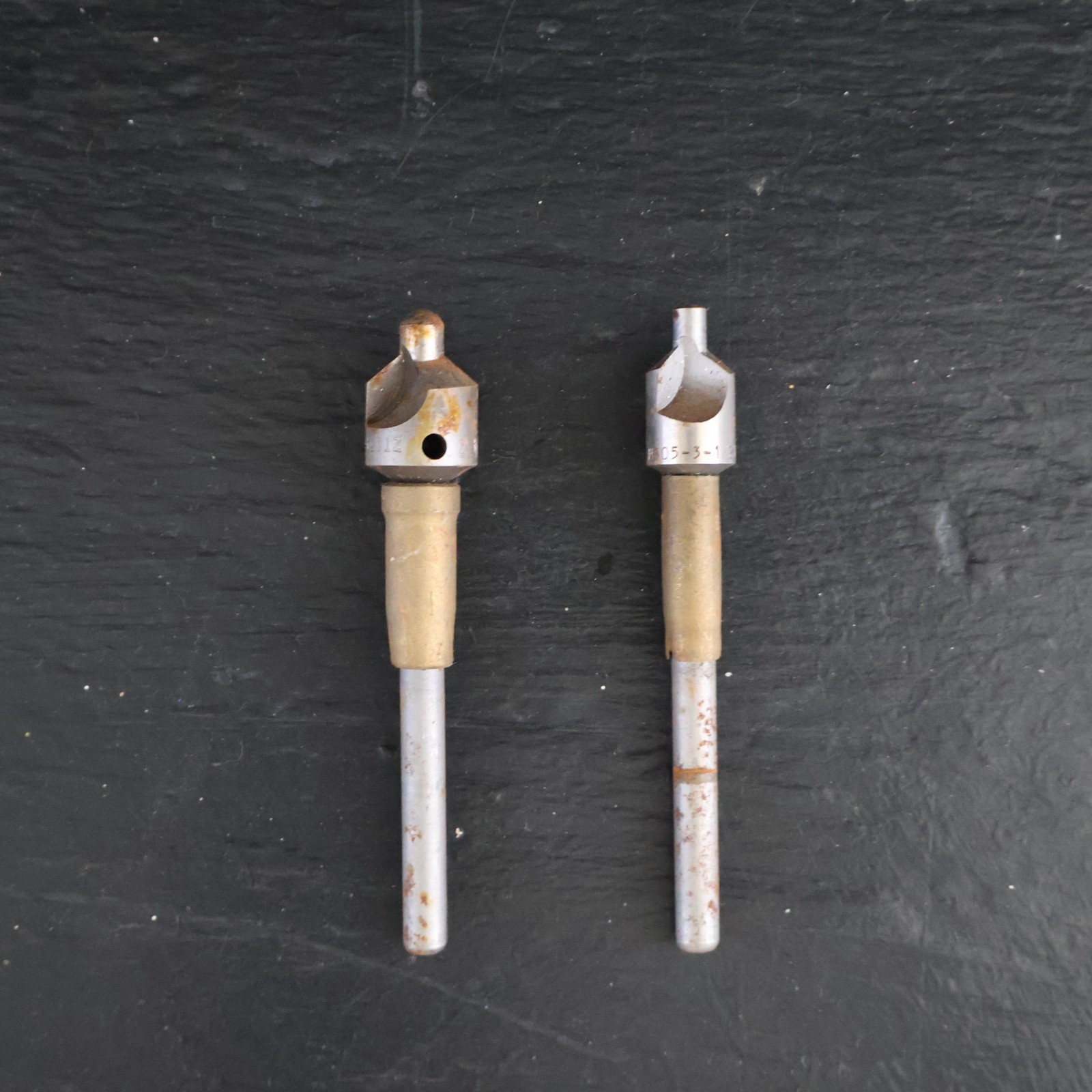Vintage Lot 2 Aircraft Piloted Countersink Cutters 1/2