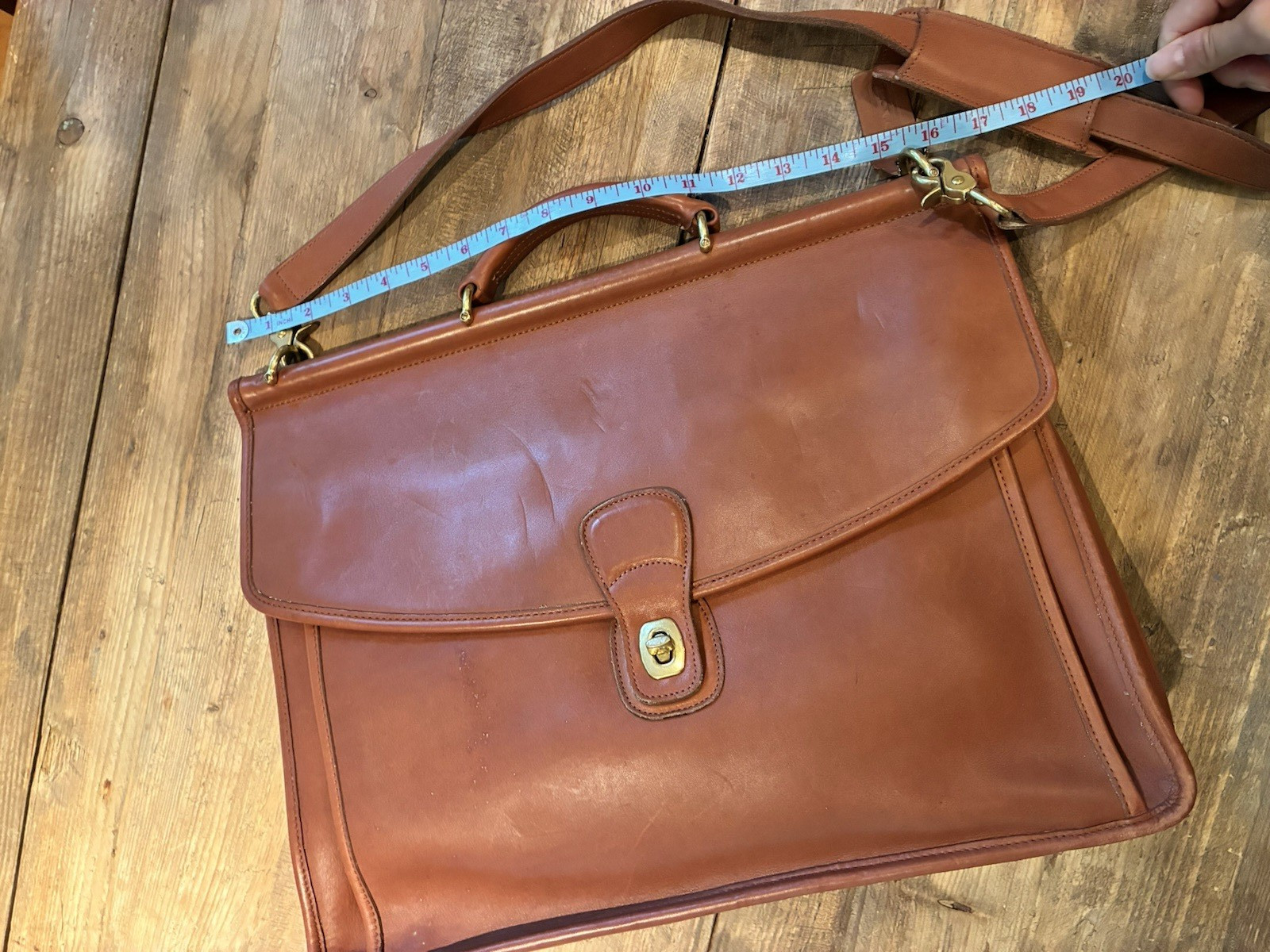 Vintage Coach Beekman Briefcase 5266 Brown RARE mint condition