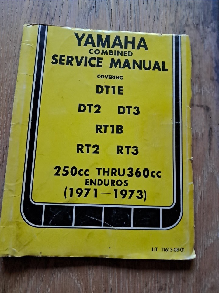 1971-1973 Yamaha Enduro OEM Service Shop Repair Manual, DT1 DT2 DT3 RT1 RT2 RT3 1971-1973 Yamaha Enduro OEM Service Shop Repair Manual, DT1 DT2 DT3 RT1 RT2 RT3