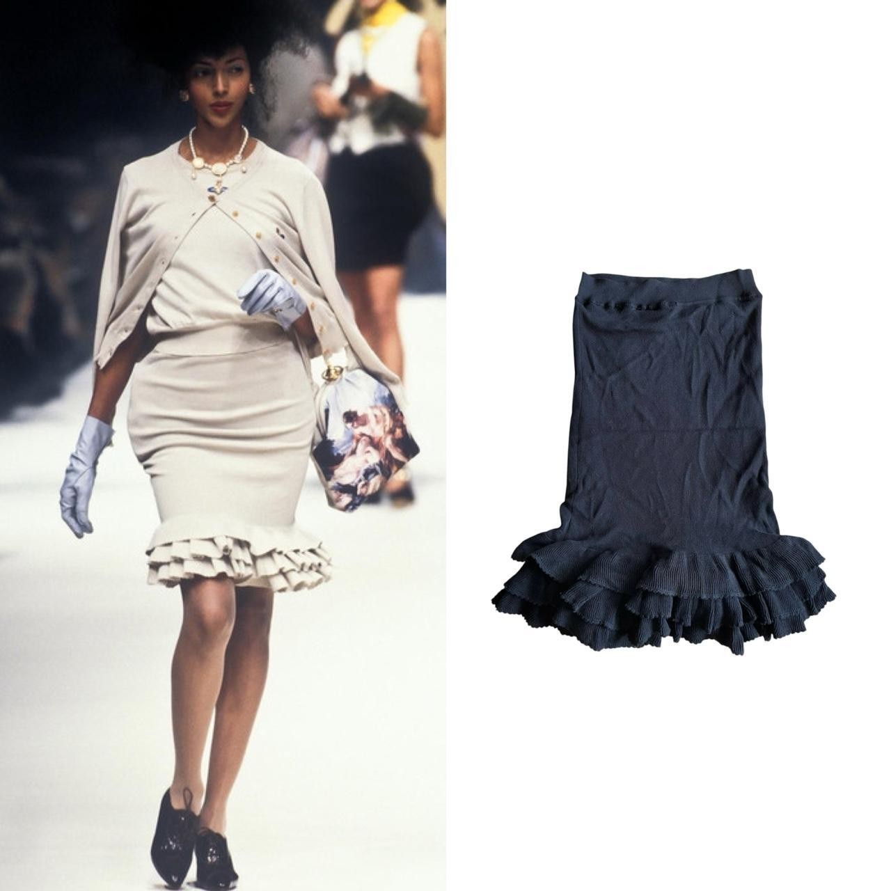 Vintage Vivienne Westwood 1995 S/S Erotic Zones Tulip Skirt