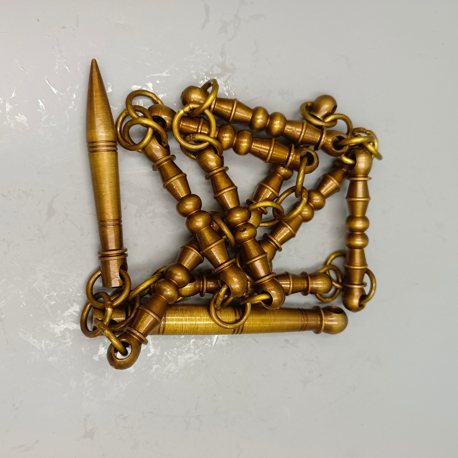 Chinese Antique Bronze Ware Collection with Nine Whips