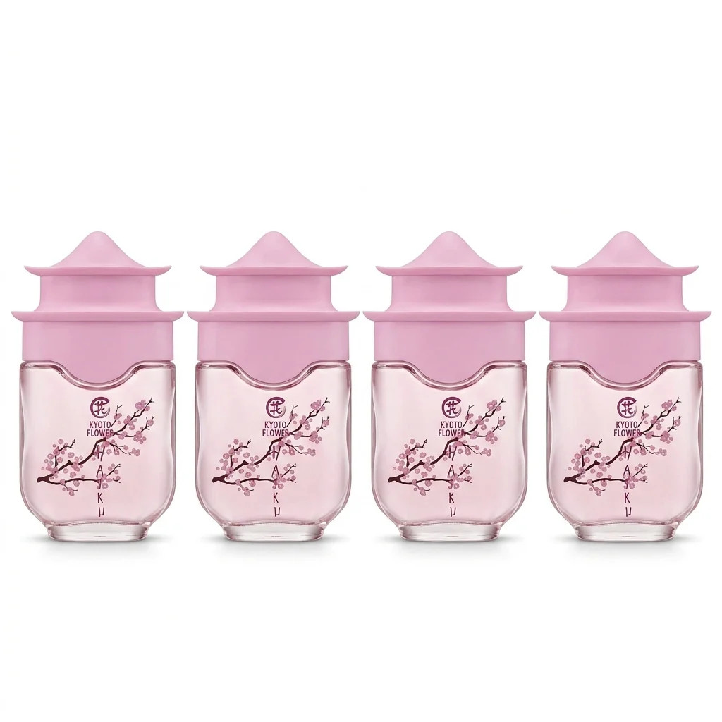 AVON Haiku Kyoto Flower Eau de Parfum 1.7 oz Women Green Floral 4-Pack NEW