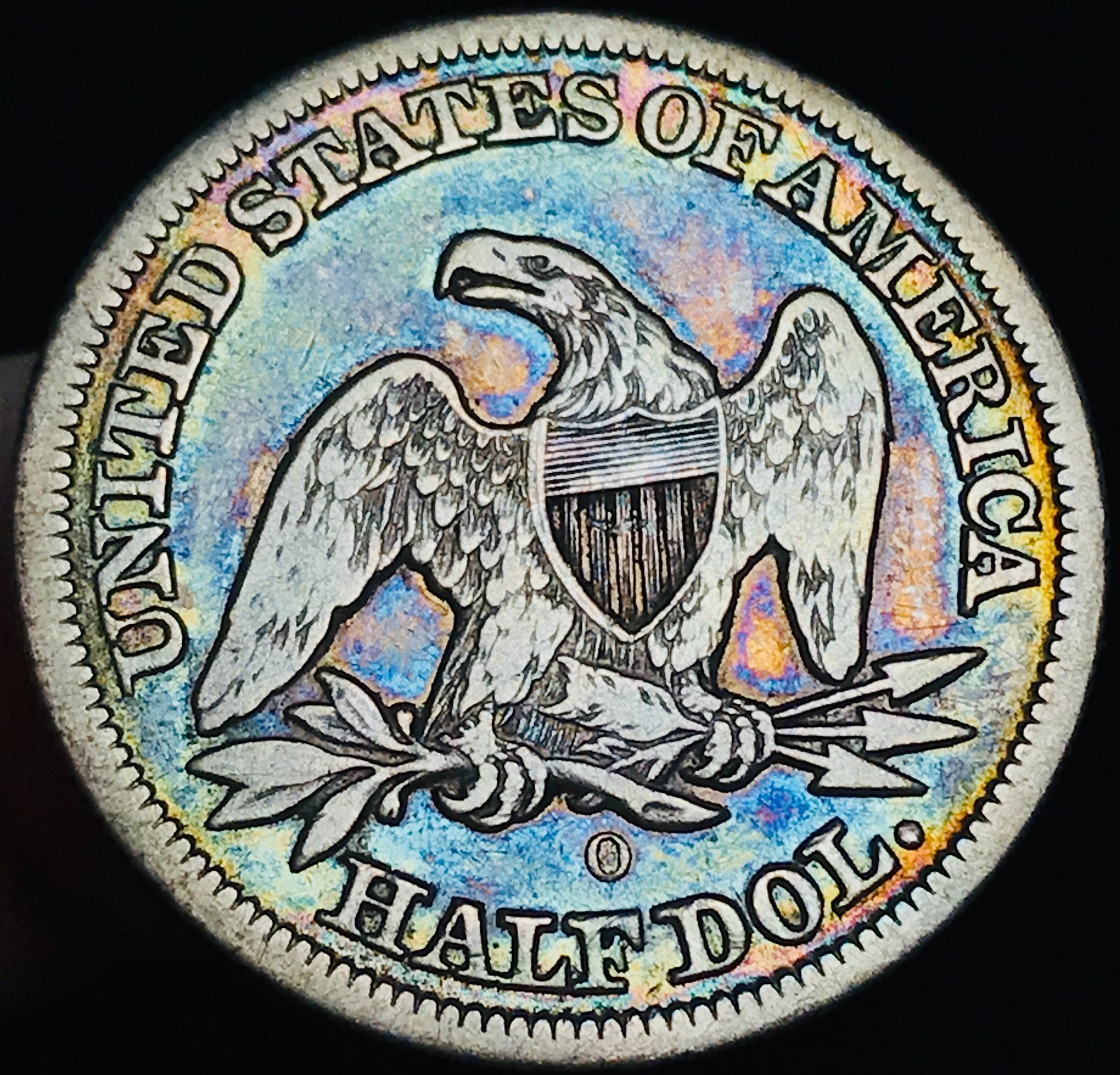 1856 O Seated Liberty Half Dollar 50C Ungraded 90% Silver US Coin CC31494
