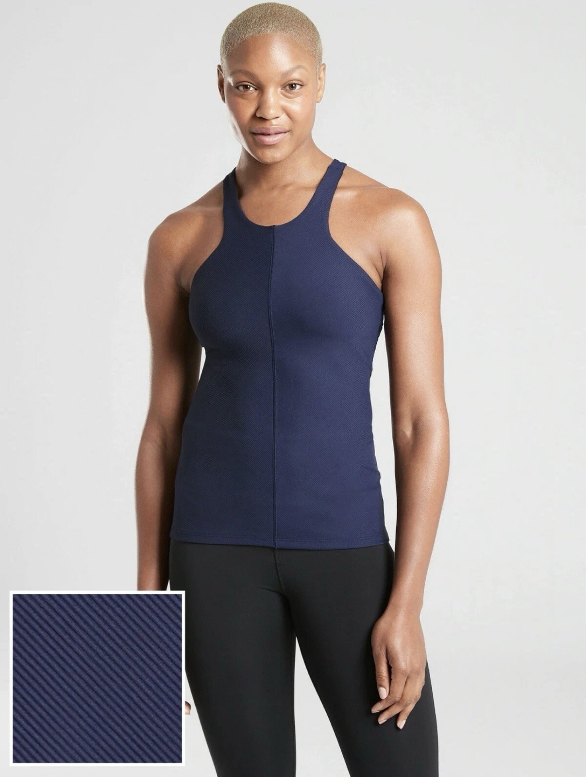 Athleta Intensity Support Tank Top In Supersonic Dress Blue Size XS Workout Yoga Athleta Intensity Support Tank Top In Supersonic Dress Blue Size XS Workout Yoga