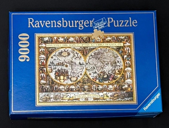 Mappa del Mondo Antico 1611 D.C. Ravensburger 9000 Pezzi      GIÀ MONTATO