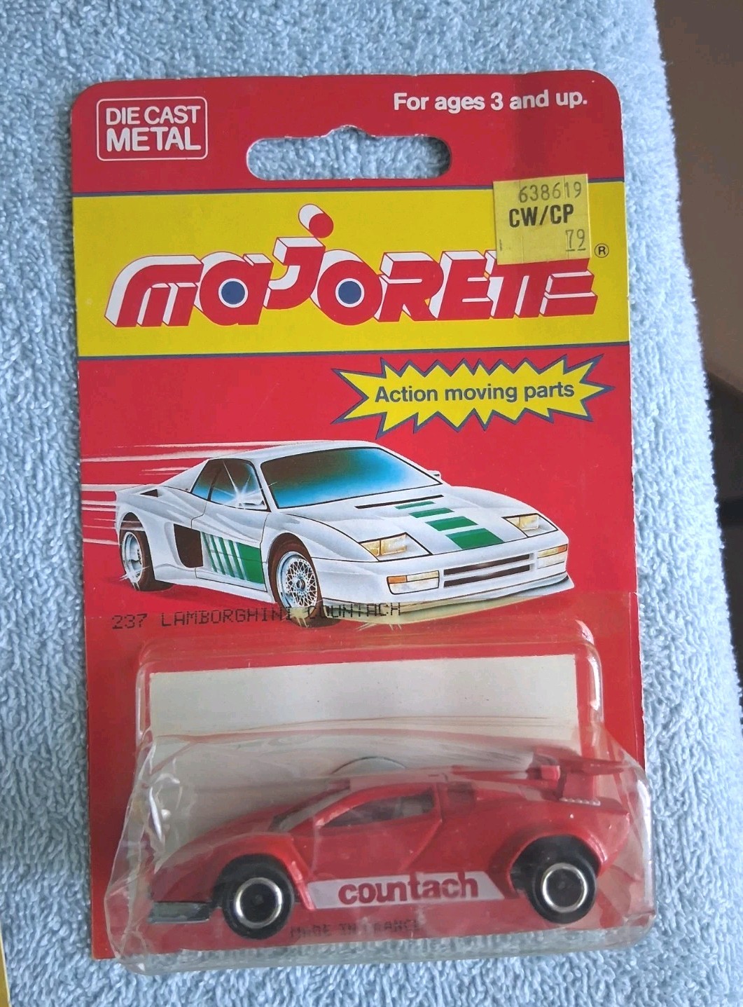 Majorette Vintage Lamborghini Countach #237 Made In France Majorette Vintage Lamborghini Countach #237 Made In France
