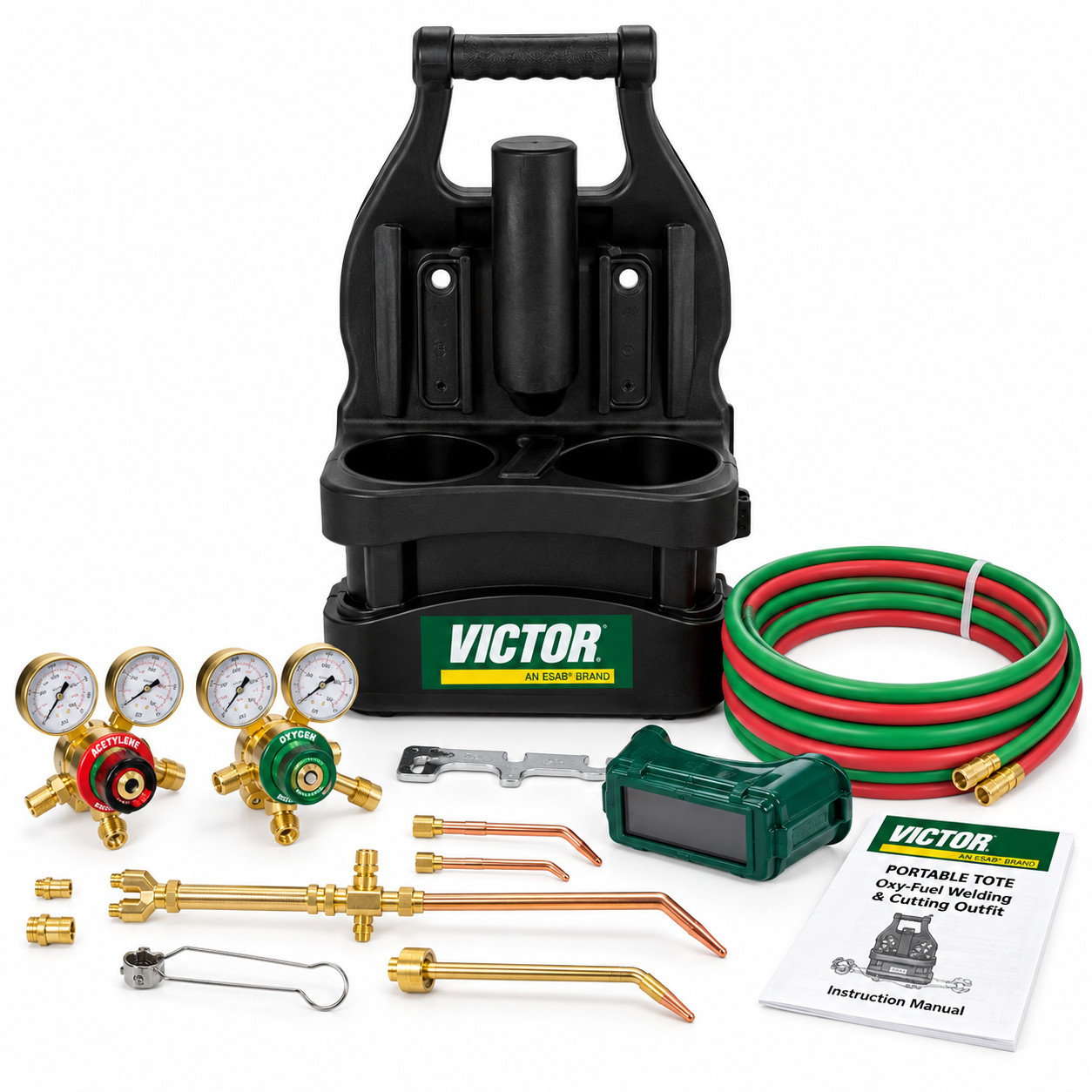 Victor CST-P Oxy Acetylene Tote Kit 0386-1320 Welding Brazing HVAC Torch