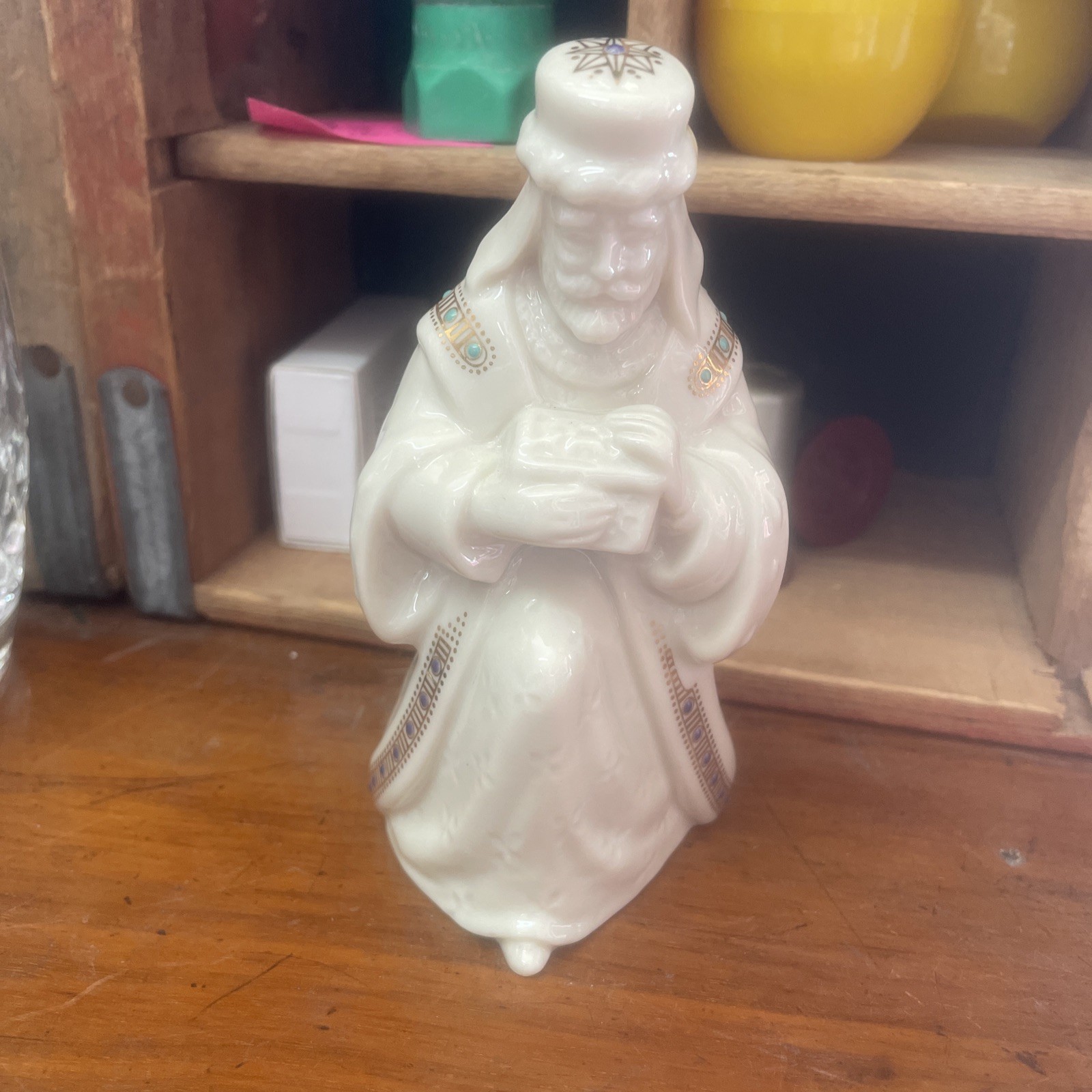 Vintage Lenox China Christmas Nativity Jewels Collection Figural King Balthazar Vintage Lenox China Christmas Nativity Jewels Collection Figural King Balthazar