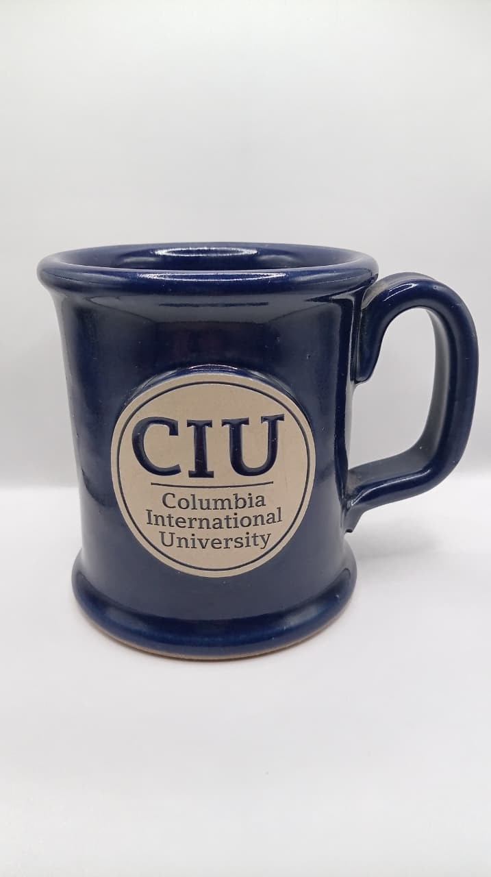 Columbia International University CIU Pottery Coffee Mug Handcrafted USA Ceramic Columbia International University CIU Pottery Coffee Mug Handcrafted USA Ceramic