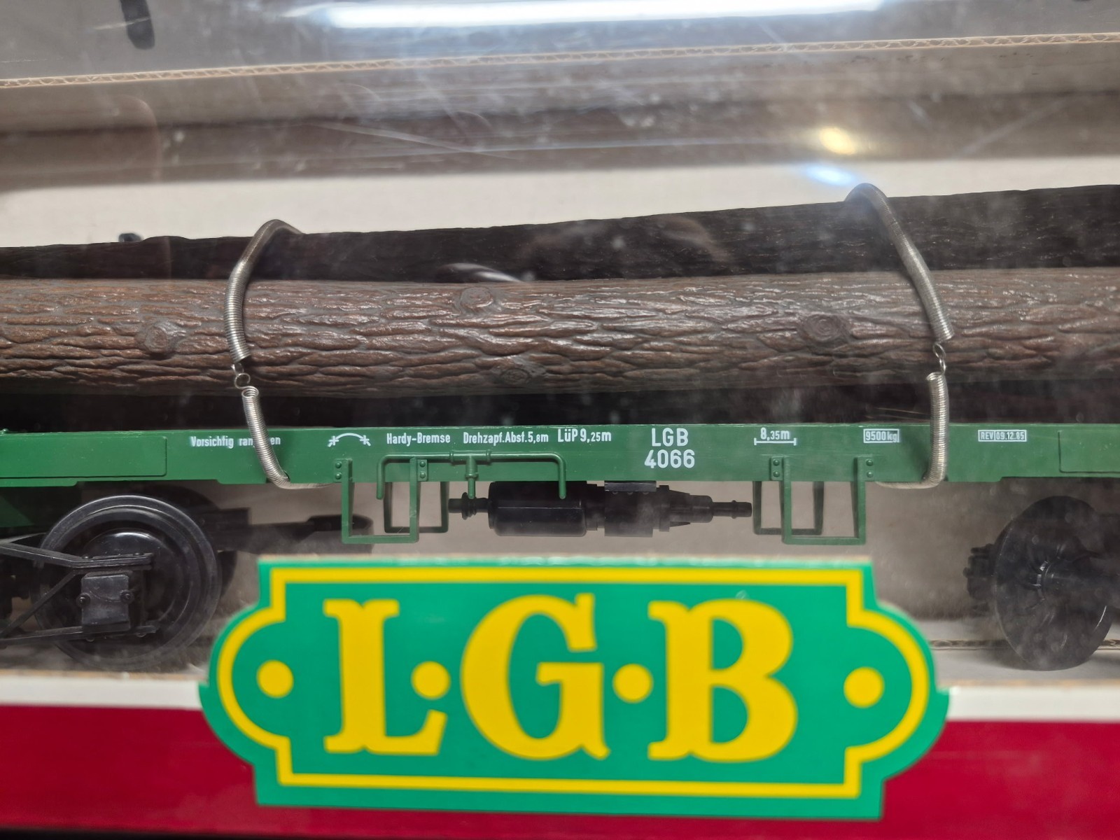 LGB 4066 Vintage G Gauge Skeleton Logging Car w/Box