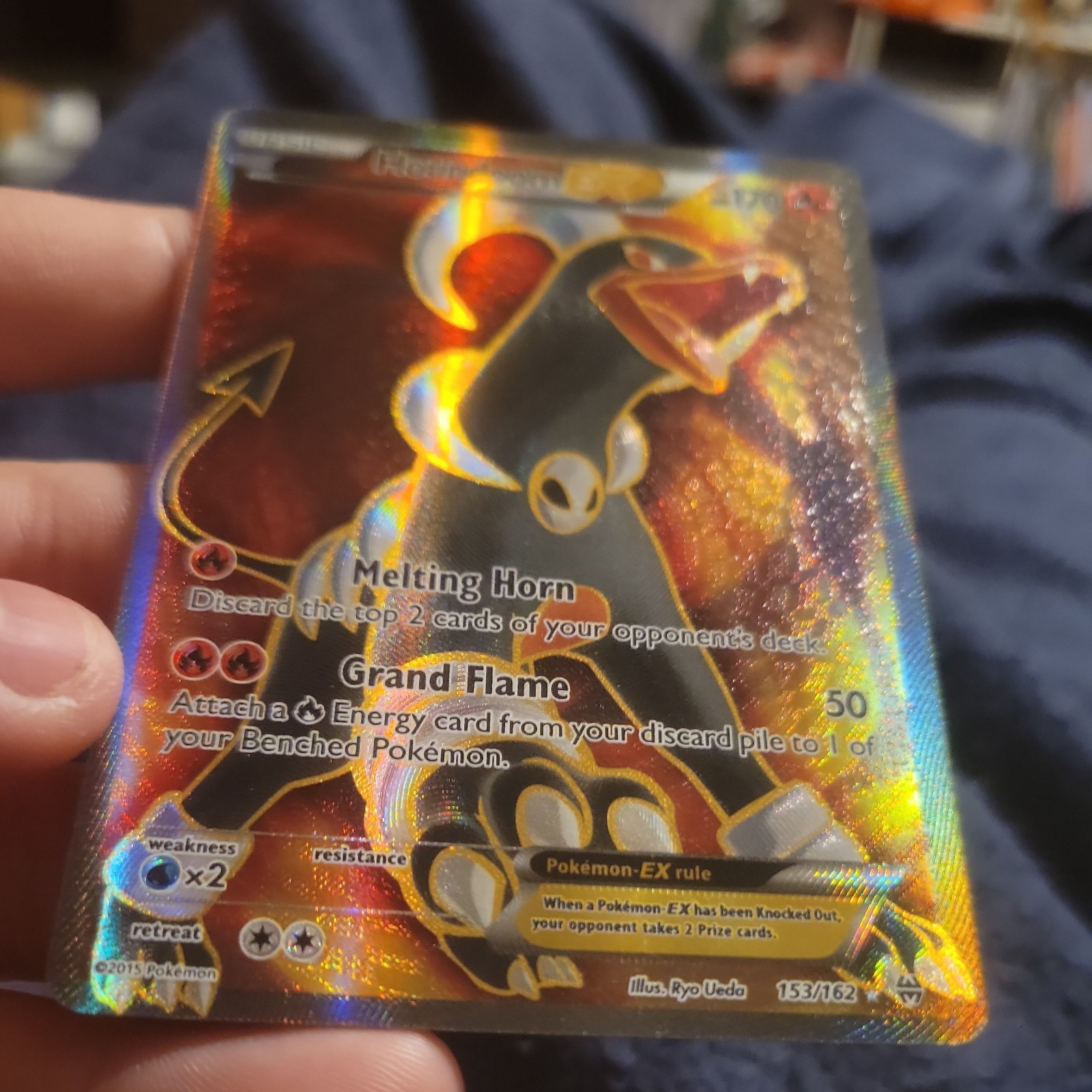 Pokemon TCG Houndoom EX (Full Art) 153/162 Holofoil XY - BREAKthrough Pokemon TCG Houndoom EX (Full Art) 153/162 Holofoil XY - BREAKthrough