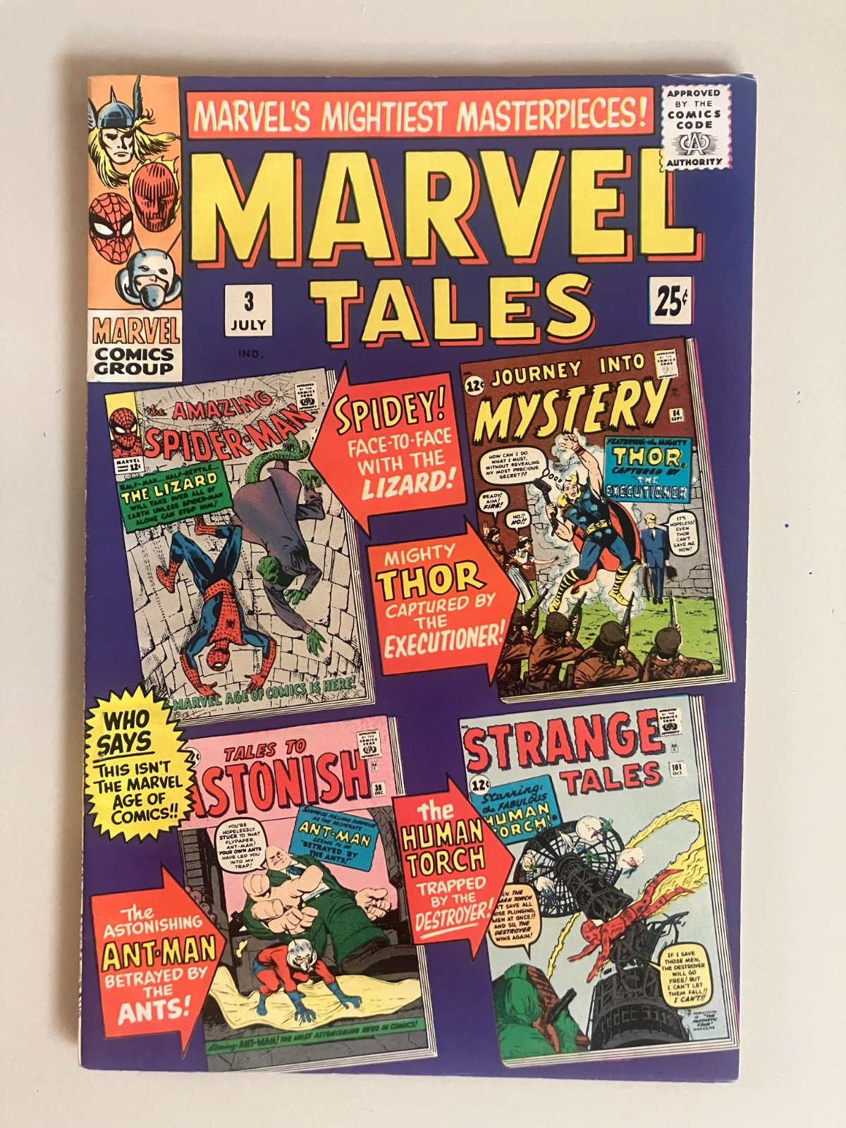 MARVEL TALES # 3 VF/NM 9.0 Perfect Spine Smooth Glossy 50% OFF GUIDE MARVEL TALES # 3 VF/NM 9.0 Perfect Spine Smooth Glossy 50% OFF GUIDE