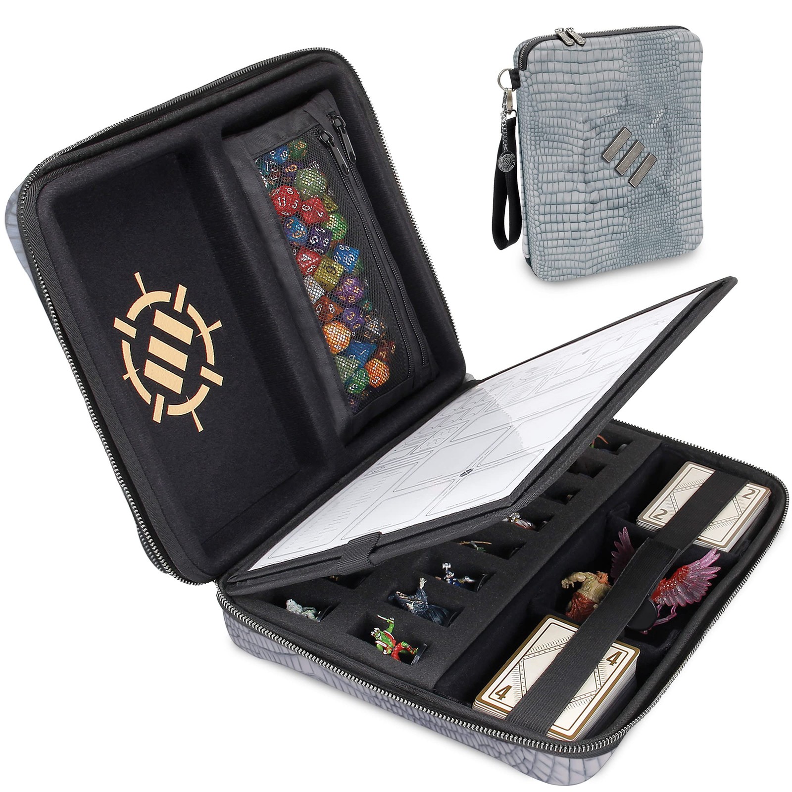ENHANCE DND Binder - Collector\'s Edition RPG Organizer Case Built-in Character