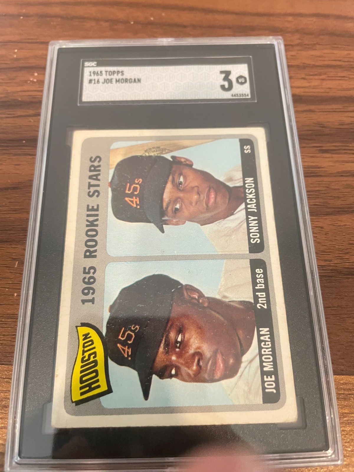 1965 Topps #16 Joe Morgan RC HOF SGC 3 VG Reds 1965 Topps #16 Joe Morgan RC HOF SGC 3 VG Reds