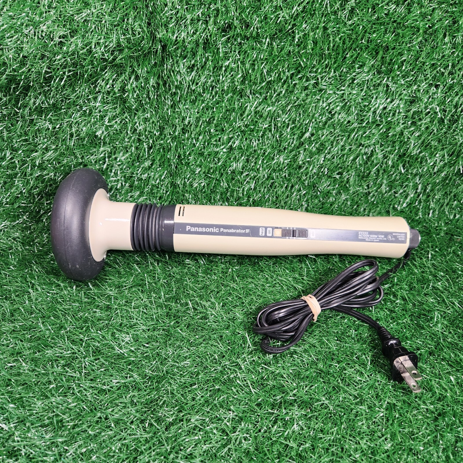 VTG Panasonic Panabrator IV EV222 Handheld Body Massager Wand Heat Japan TESTED