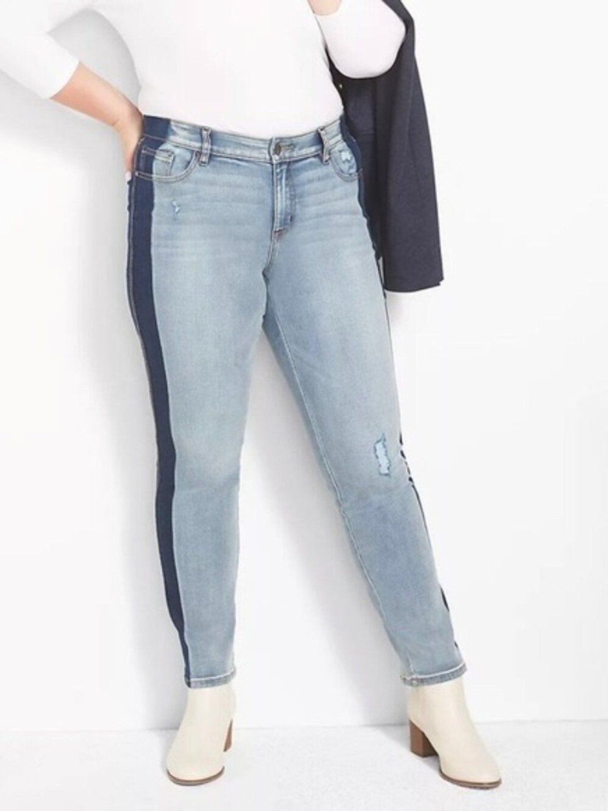 Lane Bryant Body Icon Signature Fit Jeans 22 Mid Rise Straight NWT